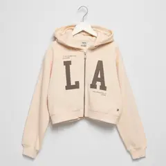 ELV - Saco Niña con Estampado Con capucha Algodón