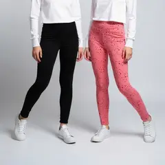 ELV - Leggings Niña Pack de 2 unidades con Cintura elásticada Algodón