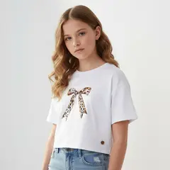 ELV - Camiseta Niña Manga corta Algodón