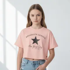ELV - Camiseta Niña Manga corta Algodón