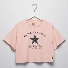 ELV - Camiseta Niña Manga corta Algodón
