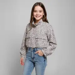 ELV - Chaqueta Niña Con cuello