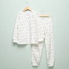 YAMP - Pijama Cintura elásticada para Niña 2 piezas de Algodón