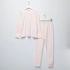 ELV - Pijama Cintura elásticada para Niña 2 piezas Animal print Manga larga de Algodón