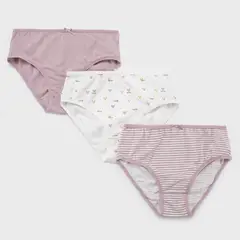 ELV - Panty para Niña Pack de 3 unidades de Algodón