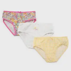 YAMP - Panty para Niña Pack de 3 unidades de Algodón