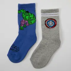 AVENGERS - Medias para Niño Largas Pack de 2 unidades