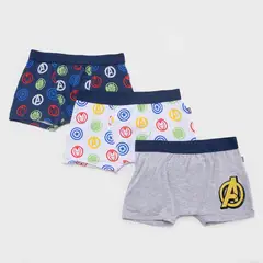 AVENGERS - Boxers Para Niño Pack de 3 unidades de Algodón