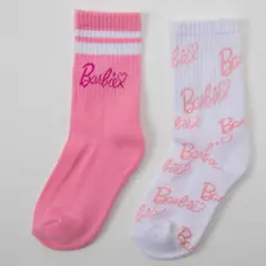 BARBIE - Medias para Niña cortas Pack de 2