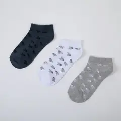 FEDERATION - Medias Para Niño Corto Pack de 3