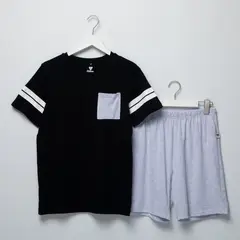 FEDERATION - Pijama Cintura elásticada Para Niño 2 piezas con Estampado Manga corta de Algodón