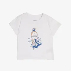 YAMP - Camiseta Bebé niño con Estampado Manga corta Algodón