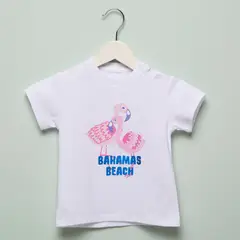 YAMP - Camiseta Bebé niña con Estampado Manga corta Algodón