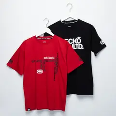 ECKO - Camisetas Niño Pack de 2 unidades Logo Manga corta Algodón