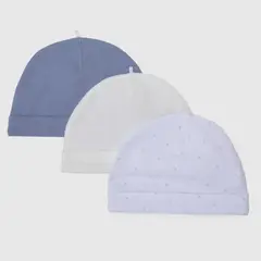 YAMP - Gorro Para Bebé niño Pack de 3 unidades Algodón