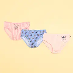 LILO & STITCH - Panty para Niña Pack de 3 unidades de Algodón