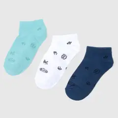 FEDERATION - Medias Niño Corto Pack de 3