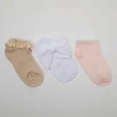 YAMP - Medias para Niña Corto Pack de 3