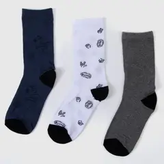 FEDERATION - Medias Niño Corto Pack de 3
