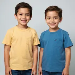 YAMP - Camisetas Niño Pack de 2 unidades Manga corta Algodón