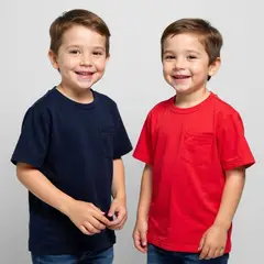 YAMP - Camisetas Niño Pack de 2 unidades Manga corta Algodón
