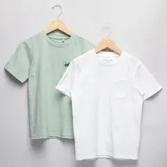 YAMP - Camisetas Niño Pack de 2 unidades Manga corta Algodón