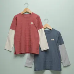YAMP - Camiseta manga larga Niño Manga larga Algodón
