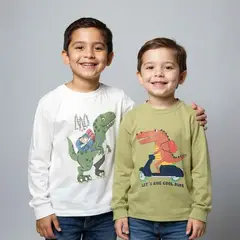 YAMP - Camiseta manga larga Niño Manga larga Algodón