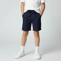 YAMP - Bermuda Cintura elásticada para Niño Pack de 2 unidades de Algodón