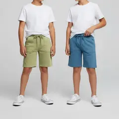YAMP - Bermuda para Niño Pack de 2 unidades de Algodón
