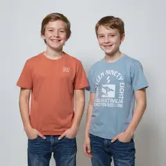 DOO AUSTRALIA - Camisetas Niño Pack de 2 unidades Manga corta Algodón