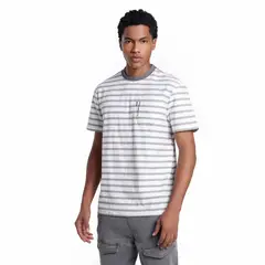 DOO AUSTRALIA - Camiseta polo Hombre Manga corta de Rayas de Algodón