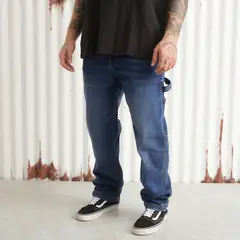 DENIMLAB - Jean 5 Bolsillos Hombre Cargo de Algodón