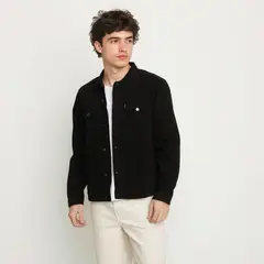 BEARCLIFF - Chaqueta de jean Hombre de Algodón