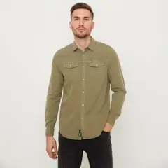 MOSSIMO - Camisa Hombre Manga larga Regular