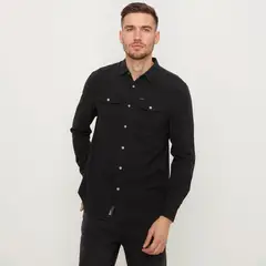 MOSSIMO - Camisa Hombre Manga larga Regular