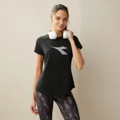 DIADORA - Camiseta Deportiva Mujer Manga corta Training