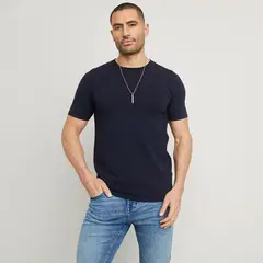 MOSSIMO - Camiseta Hombre Manga corta de Algodón