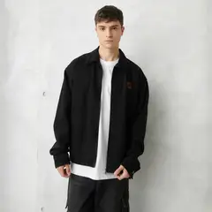 BEARCLIFF - Chaqueta de jean Hombre de Algodón