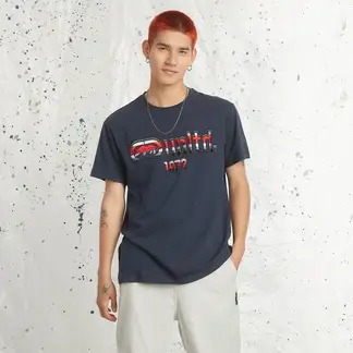 ECKO - Camiseta Hombre Manga corta con Logo de Algodón