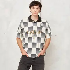 BEARCLIFF - Camiseta polo Hombre Manga corta con Estampado