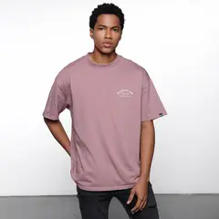 DENIMLAB - Camiseta Hombre Manga corta con Logo Oversized fit de Algodón