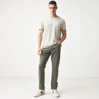 BASEMENT - Pantalón 5 Bolsillos Hombre Slim de Algodón