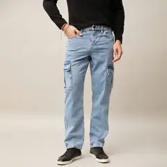 MOSSIMO - Jean Cargo Hombre de Algodón