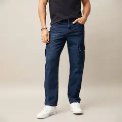 MOSSIMO - Jean Cargo Hombre de Algodón