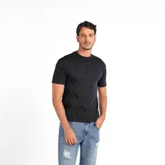 MOSSIMO - Camiseta Hombre Manga corta de Algodón