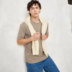 BEARCLIFF - Camiseta Hombre Manga corta de Algodón