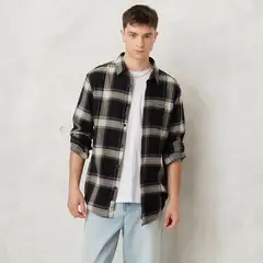 BEARCLIFF - Camisa Hombre Manga larga Recto