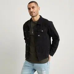 MOSSIMO - Chaqueta de jean Hombre de Algodón