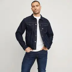 MOSSIMO - Chaqueta de jean Hombre de Algodón